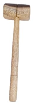 Mii Art Wooden Bat Mallet for Bat Knocking & Strike Wood Chisels During Carpentry Work multi purpose use long handle(size-31 cm,large) pack of 2 pcs.