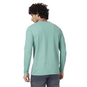 Image of Spykar Men's Slim Fit Round Neck Full Sleeve Solid Casual T-Shirt