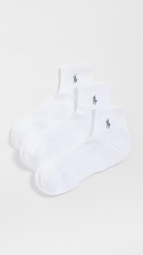 POLO RALPH LAUREN Men's Tech Athletic Ankle Socks-3 Pair Pack-Sport Cushioned Arch Support2