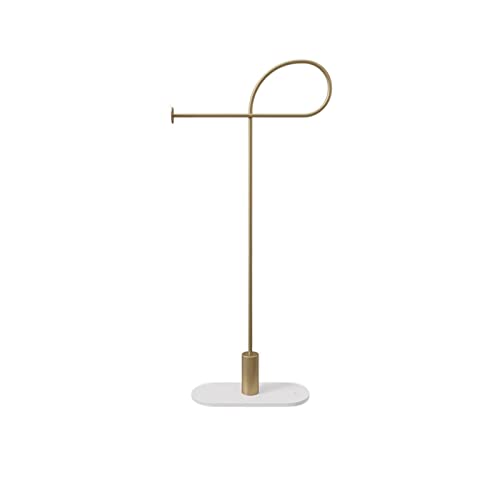 Perchero for colgar ropa con base de mármol pesada de diseño minimalista de pie 2