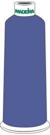 Hilo de bordado de rayón Madeira, cono de 5500 yardas, color púrpura azul (1330)