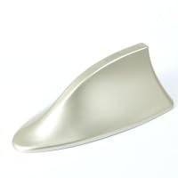 Antena de coche tipo tiburón para Tesla Model Y que mejora la señal de radio con estilo en oro