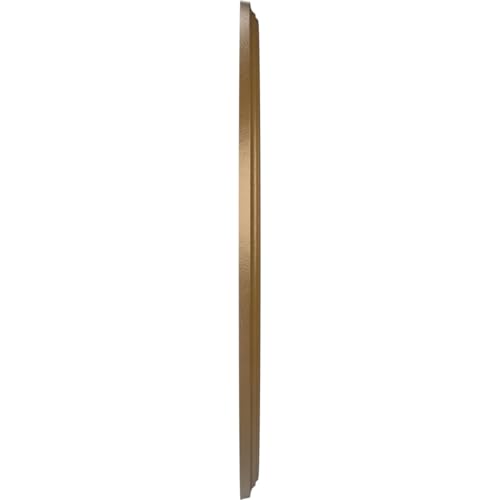 Image of Ekena Millwork CMP22BECCB Berkshire Thermoformed PVC Ceiling Medallion (Fits Canopies up to 10 1 /8 inch), 22 inchOD x 3 1 /2 inchID x 1 inchP, Metallic Champagne Bronze