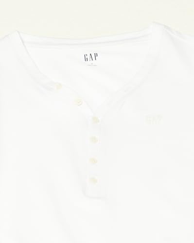 Image of Gap Women Solid Slim Fit Short Sleeves V-Neck Blouse