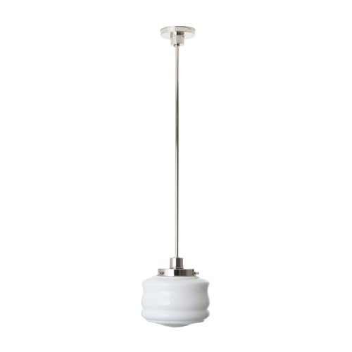 Lampe Suspendue Bakery 20's Nickel pour remplacer un éclairage agressif