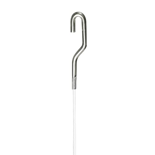 Image of Nylon Clear Picture Hanging Cord 2mm Diameter 72-Inch with Large Hook - Compatible with TR101 Wall Channel Picture Hanging Hardware - Supports Up to 11 lbs - 5 Pack