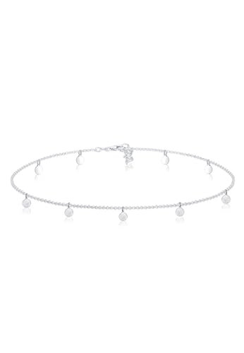 Collier ras de cou pièce Elli argent 925 à porter au quotidien au bureau ou en soirée