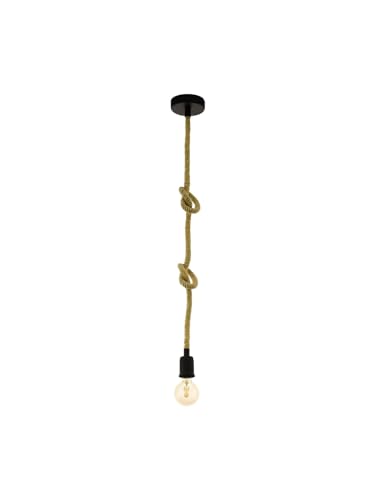 Lustre à suspension vintage rustique Generico GL0493 en corde