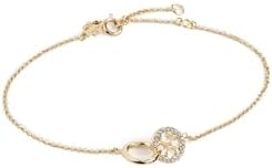 Tory Burch Women's Icon Pavé Interlocking Chain Bracelet