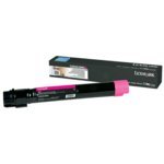 Toner Lexmark C950X2MG magenta haute capacité 24 000 pages autonomie