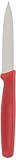 Schweizer Handwerk Victorinox 5.0631 Gemüsemesser mit Wellenschliff, Edelstahl, Rot, 16 cm