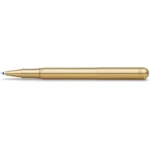 Kaweco LILIPUT Ball Pen Brass with Cap I Retractable Ballpoint Pen with Standard D1 Refills in a Tin Box I Metal Ball Pen 13 cm