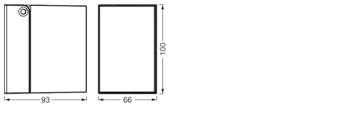 Applique d'extérieur ENDURA Classic Cube Osram noire GU10
