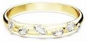 SWAROVSKI Brazalete Dextera, Chapado en tono dorado, Cristales