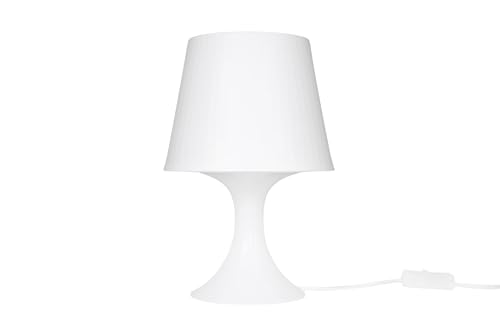 IKEA Tischleuchte LAMPAN Schreibtischlampe weichem Stimmungslicht - Höhe 29 cm - div. Farben (weiß)