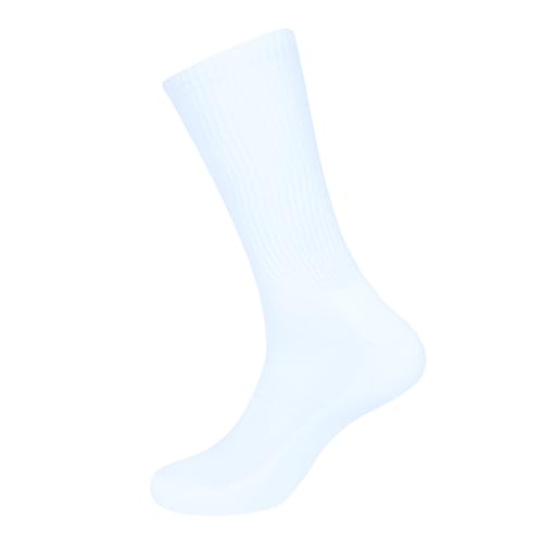 Image of Cotton Crew Socks for Womens Lightweight Casual Wear Business Socks Multi Color Options Size 6-9