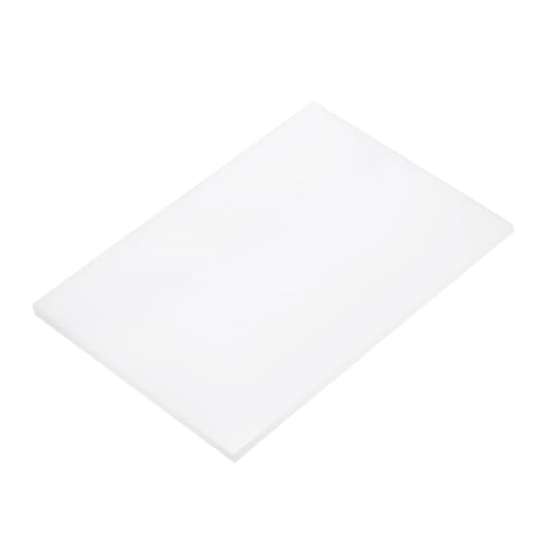 DMiotech Láminas de Plástico UHMW de 6 x 8 x 3/16 Pulgadas, Polietileno de Ultra Alto Peso Molecular, Tablero de Polietileno Blanco Opaco para Automoción, Química