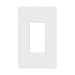ENERLITES Screwless Decorator Wall Plates Child Safe Outlet Covers, Size 1-Gang 4.68" H x 2.93? L, Unbreakable Polycarbonate Thermoplastic, SI8831-W, Glossy, White