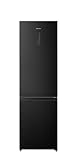 Hisense RB440N4AFD Frigorifero Combinato Total No Frost, Black, Classe D, 336L, 36db, Porta reversibile, Motore Inverter