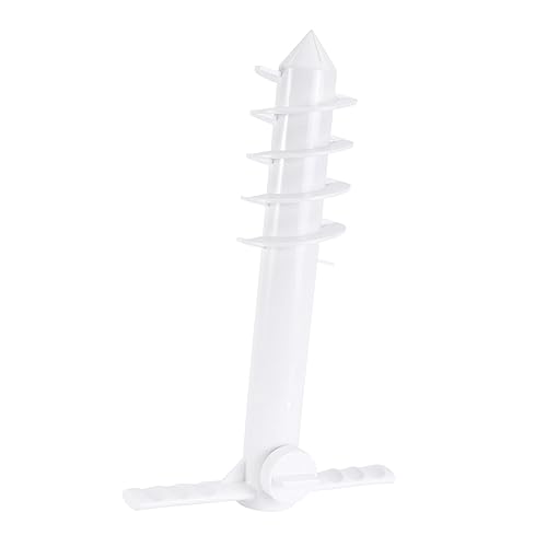 BESPORTBLE para Sombrilla de Playa de Abs Resistente y Ligero Base de Tierra para Paraguas Soporte Práctico para Arena y Jardín Ø Exterior para Viento Fuerte