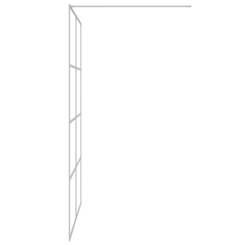 Mampara de ducha de aluminio con cristal templado de 5 mm resistente a impactos 4