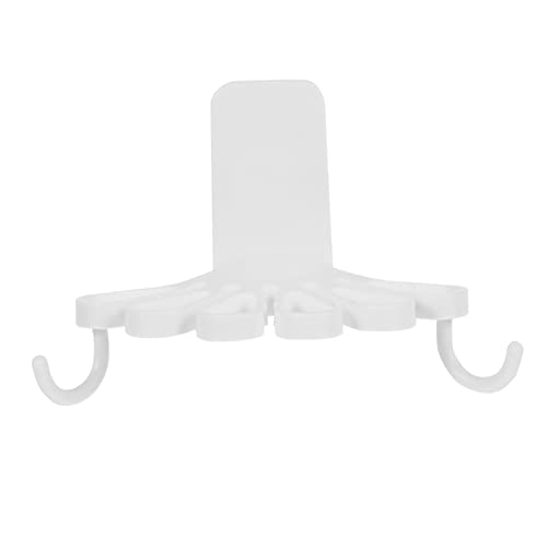 LALADEFIEE Practical Swivel Towel Rack with Hook Wall Mounted Kitchen and Bathroom Organizer No Drilling Required Stylish Design for Towel and Utensil Storage Space Saving