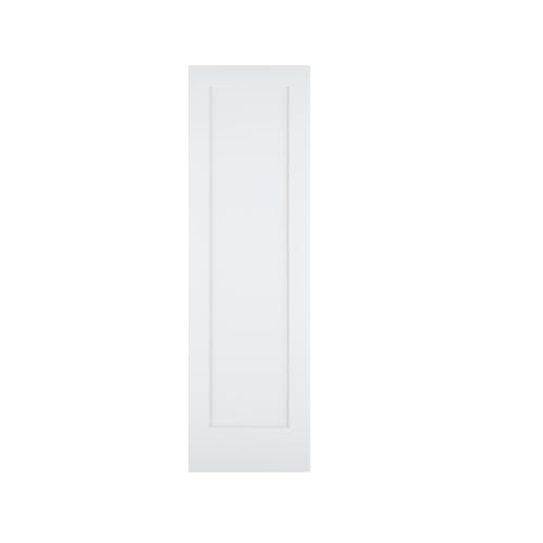 Image of JUBEST 24 inchx80 inch 1-Panel Shaker Style White Primed Hollow Core Interior Molded Door Slab, NOT Pre-drilled and NOT Included Hardware, Pre-Assembled Interior Door for Pantry, Laundry, Closet