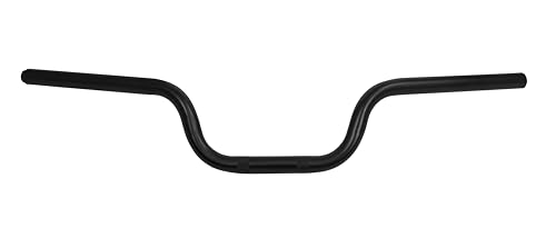 Motorcycle handlebars 7/8' in black 4' rise, compatible with/replacement for Honda CBF125