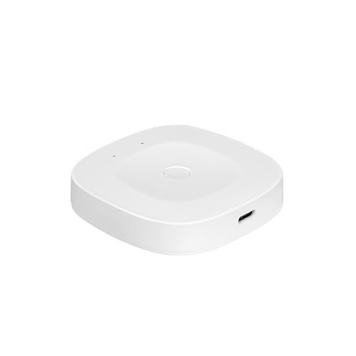 MOES Bluetooth Gateway Hub for Smart Fingerbot, Wireless Bridge with Type-C Interface, Remote & Voice Control via Alexa Google Home, Tuya Smart Life A