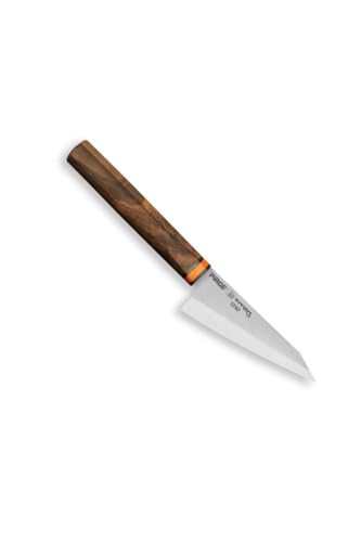 Pirge PROSHARP Cuchillo de Cocina Tradicional japonés Profesional | Cuchillo Sushi Inoxidable | Resistencia a la corrosión | Mango ergonómico de Palisandro (Honesuki)