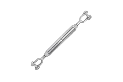 TB001IM07 Tensor de Quijada en Acero Galvanizado Forjado, Capacidad 10000 lbs, 1 pulgada de rosca x 12 pulgadas de ajuste, 26-5/8 pulgadas de longitud miniatura 2