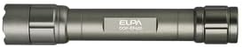 ELPA DOP-EP420 LED Flashlight, Waterproof, 250 Lumens, with Hand Strap, Battery Operated, Battery Level Display, Silver