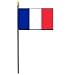 France Miniature flag (4 in. x 6 in.)