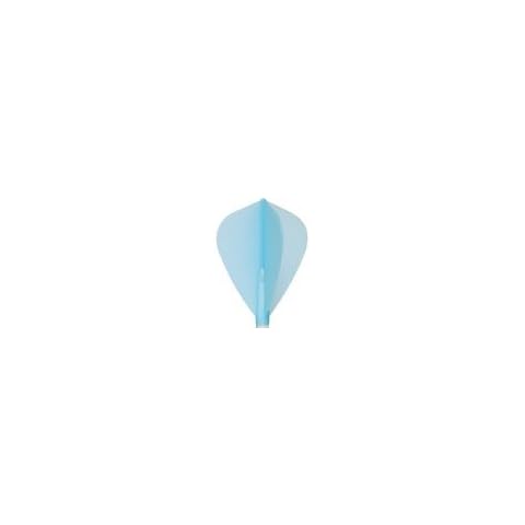 Cosmo Darts 6 Pack Fit Flight - Kite Dart Flight (Light Blue) Cover
