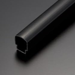 NIC ALFA FRAME H10シリーズ フェースストライプ 溝カバー用 50本パック 色=ブラック FS2-10-BK-P50