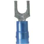 Panduit, PN14-6F-C, Fork Terminal Nylon Insulated 18-14 AWG #6 Stud Size Standard Package. (100 Item/s)