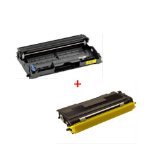 Brama Cartuchos - Tambour compatible DR2120 + Cartouche compatible TN2120 pour Imprimante Brother HL-2140 HL-2150 N HL-2170 W, dCP-7030, DCP-7040, DCP-7045 N, MFC-7320, MFC-7440 N, MFC-7840 W dcp-7032e, HL2140, HL2150 N, HL2170 W DCP7030, dCP7045 N mFC7320, mFC7440 N mFC7840 W Cover