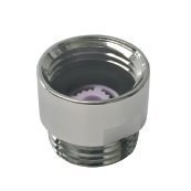 Neoperl 13 1020 5 PCA Shower Adapters, 2 GPM Maximum Flow Rate, Female 1/2-14 NPT x Male 1/2-14 NPT, Brass, Chrome Finish, Lilac Flow Regulator