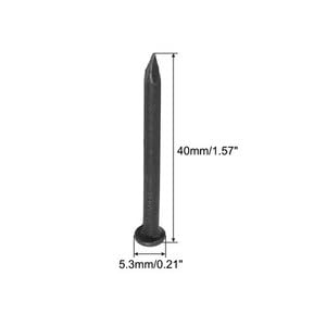 #US 1.5-inch Length Carbon Steel Point Tip Wall Cement Nail Black 50pcs