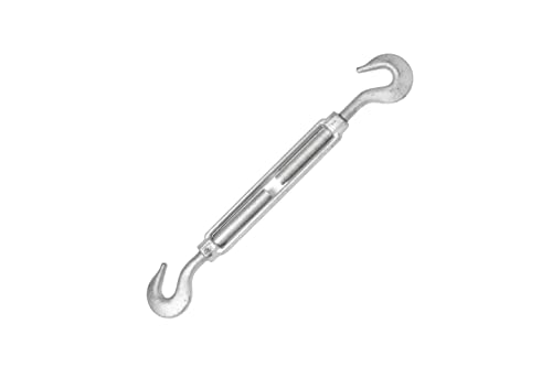 93900506 Tensores para cables galvanizados con gancho y gancho, 1 pulgada x 12 pulgadas miniatura 4