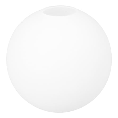 TIKODIDA Globe Abat-Jour en Verre Givré 10 CM Diamètre, Ouverture 3 CM, pour Lampe de Chevet et Lustre, Accessoire de Remplacement