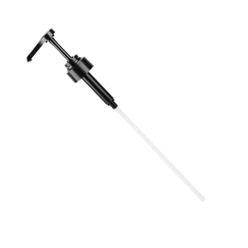 Homoyoyo Pompa di Pressatura in Plastica Nera per Sapone Liquido e Lozione, Testa della Pompa di Ricambio Ugello per Cucina, Bagno e Uso Domestico, Dosatore Manuale per Liquidi