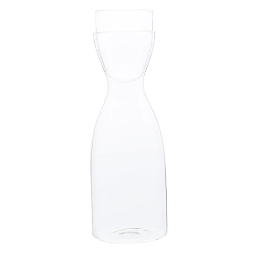 Cabilock 1 Set Water Carafe with Cup Pitcher for Cold Water Tea and Juice for Home Hotel and Restaurant Use Easy to Clean present for Any Occasion