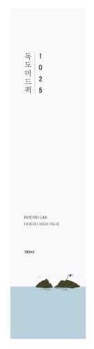 ROUND LAB 1025 Dokdo Mud Pack | Get rid of impurities, Exfoliating & moisturizing, Unscented natural formula, Solution for clogged pores and excess sebum (3.38fl.oz)