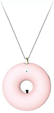 Sanyipace Personal Air Purifier Necklace Portable USB Ioniser Air Fresher Negative Ion Cleaner(Pink)'