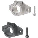 Shaft Supports - Flanged Slit, Precision Cast 10mm 1pc