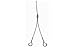 Gripple Blackline UL Y-FIT Hook Hanger w/Express Fastener - Locate Through 9/32" Holes, with 5 feet of Cable, Sold 10/Zack Pack, Made in USA