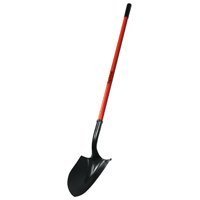 TOOLBASIX 33296PRL-FP Round Point Fiberglass Handle Shovel