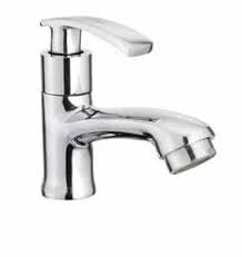 UPLO - UDEZ Brass Piller Cock for Bathroom & Kitchen, Chrome Finish, Set of 1-Pieces