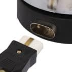 Estufa Eléctrica 1 Puesto 19.5 cm De Piso 220-240V miniatura 3